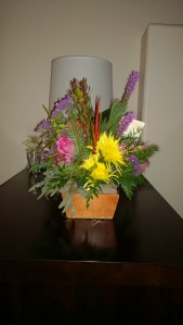 Nice floral arrangement with some Southwestern flair.